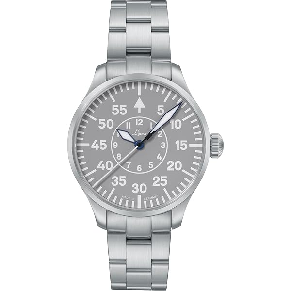 Laco Fliegeruhren leren band – Observatie horloges – XL 20 mm – gesloten – Bruin – Nieten – Vervangende band – Unieke kwaliteit – Uitstekende verwerking