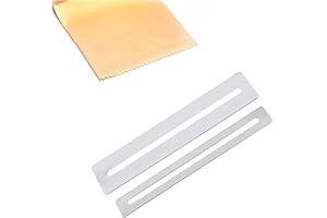 YouU Set mit 2 Griffbrett Fret-Schutz Guards für Gitarre Bass Gitarrenbauer Werkzeug und 1 stück Reinigungstuch 20 * 20 cm