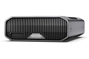 SanDisk Professional 24TB G-DRIVE Project, with PRO-BLADE SSD Mag Slot, Thunderbolt 3, USB (10Gbps), 7200RPM Enterprise Class Hard Drive, Up to 260MB/s read