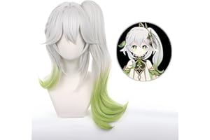 UTIEHD Peluca de cosplay de anime, peluca de impacto Genshin, con dos gorras de peluca, para Halloween, fiesta, etc. (XXX09 Cosplay)