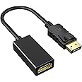 DisplayPort to HDMI Adapter, ABLEWE 1080P@60Hz High Resolution DP(DisplayPort) Male to HDMI Female High Speed Transmission Video Audio Converter for GPU, Laptop, PC, Monitor, TV