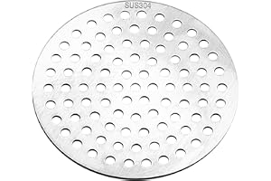 ZYNCUE Rostfritt stål duschavlopp hårfångare, runt silskydd för diskbänk, anti-täppningsfilter för badrum golvavlopp, 6–16 cm
