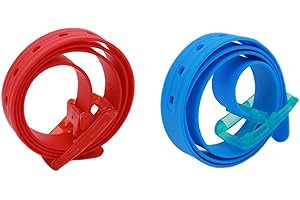 MEISHINE® - Cintura da 115 x 3,5 cm unisex, in silicone, per uomo e donna