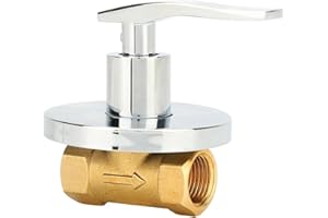 FAFEICY 1/2 Angle Water Shut Off Valve Copper Leakage Proof Concealed Installation Water Stop Valve for Kitchen Bathroom for Faucets, Showerheads, Pipes