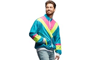 Boland - Traningsjacke für Herren, Faschingskostüm für Mottoparty, Halloween oder Karneval, 90er Jahre Verkleidung