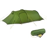 iBasingo Opalus Tunnelzelt 2-3 Personen Abnehmbares Zelt mit Lobby Camping Klettern Doppelschicht wasserdichtes Zelt im Freie