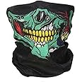 Biker Skeleton Skull Face Mask BMX - Airsoft - Ski Snood Neck Warmer (Multi)