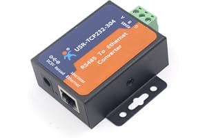 USR -TCP232-304 Serial RS485 a TCP/IP Ethernet Módulo convertidor de Servidor con página Web integrada Compatible con DHCP/DNS