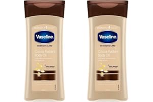 NEWTOUCH 2 Pack Vaseline Intensive Care Cocoa Radiant Body Oil 200 ml
