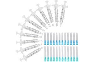 ALL SUPPLIES 10 x 2ml Tube 21/ 23G Lab Dispensing Tools, Individually Packaged for Essential Oils, Lubricants, Sealants and More. 30 units