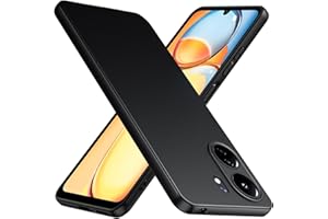 TesRank Funda para Xiaomi Redmi 13C /Poco C65 Case Ultrafina, Carcasa Suave TPU Case Silicona Xiaomi Redmi 13C Flexible [Anti Huella] [Resistente Arañazos] [Ultraligero]-Negro