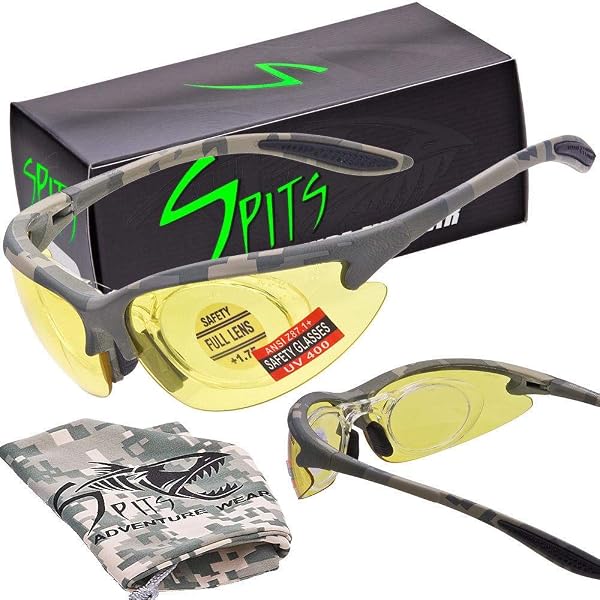 Allen Guardian Shooting Safety Glasses Yellow Lens / Black Frame