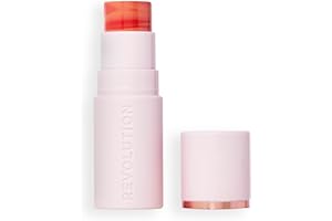 ‎REVOLUTION BEAUTY LONDON Revolution Skin Silk Blush Stick - Aufbauende Farbe für Wangen, Augen und Lippen - Creme-zu-Puder-Formel - Vegan & Cruelty-Free - Sunkissed Apricot - 4,5 g