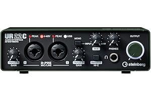 Steinberg UR22C - USB 3 Audio Interface incl MIDI I/O & iPad connectivity -GREEN-