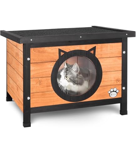 PawHut Maison pour chats, cabane pour chats, grotte pour chats, maison