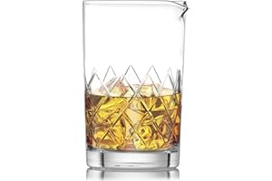 Przepływowy kryształowy kieliszek do mieszania, profesjonalny ważony podstawa duża pojemność 700 ml szklany dzbanek do robienia koktajli przez FLOW Barware