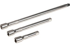 Silverline - Set barre di prolungamento 3 p.zi 3/8" (196508)