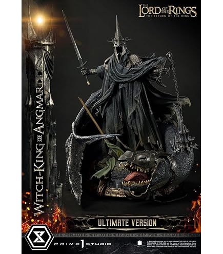 Statue Figurine Film Seigneur des Anneaux Roi-Sorcier d'Angmar Seigneur Nazgul | UK