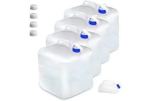 MAKACTUA Contenitori d'Acqua Tanica d'Acqua 5L/10L/15L/20L Pieghevole Serbatoio tanica d'Acqua Sacca d'Acqua per Emergenza, preparatore, Preparazione alle Crisi