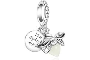 Annmors Animali Ciondolo Argento Sterling 925 con Pendenti per Braccialetti,Compatibile con Braccialetti e Collane europei, perfetto Regali per Moglie e Ragazze