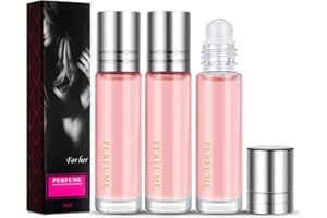 LOPHE Perfumy damskie, 3 szt. Roller Ball Perfumy Pheromone Perfumy damskie, feromony damskie na romantyczny długi zapach