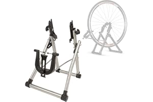 KADIMENDIUM Support d'entretien de vélo, conception intelligente pliable Support de réglage de roue de vélo Support de réparation de vélo robuste et durable pour un usage domestique