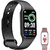 FeipuQu Smartwatch Uomo Donna, 5 ATM Impermeabil con Cardiofrequenzimetro/SpO2/Sonno/Contapassi, Notifiche Smart Watch Orolog