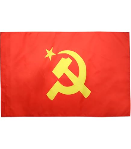 Bandiera URSS Russia Sovietica 12x18 Pollici Con Occhielli - Nuova Con Etichette