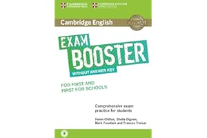 Cambridge English Exam Booster for First and First for Schools without Answer Key with Audio: Comprehensive Exam Practice for Students