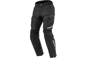 REBELHORN Cubby V Pantaloni da Moto Uomo | Tessile | Protezioni per Ginocchia e Fianchi Livello 2 | Membrana HydraShield e Fodera Termica | Ventilazione | 3 Lunghezze delle Gambe | Taglie Fino a 10XL