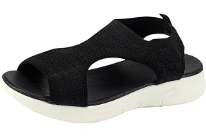 Generiska sandaler damer sommar ortopediska barfotaskor bekväma breda fötter sandaler lätta platta sommarskor Slingback Mesh