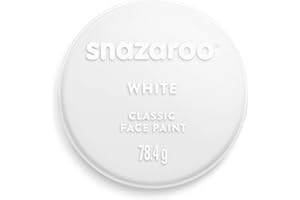 Snazaroo - Peinture Pour Visage et le Corps, Maquillage Pour Visage et Déguisement, Pour Enfants et Adults,Fard 75 ML, Couleur Blanc