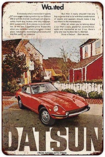 1972 Datsun 240Z Vintage Look Reproduction 8x12 Metal Sign 8121119