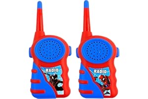 2 pcs Spiderman Walkie Talkie FAMILIO-Spiderman Walkie Talkie Children Long Range Walkie Talkie Radio Children's Toy for Outdoor Adventures Walkies Talkies Toys Presents for Kids Hiking (SPIDEMAN)