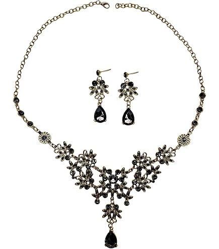Boucles d'oreilles pour femmes argent oxydé créateur indien ethnique