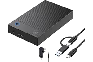 ModusTech External (DESKTOP) Hard Drive 14TB USB 3.0 & Type-C 3.0 - High-Speed Data Storage for PC, Mac, Laptops, and Gaming Consoles - Durable Design, Compatible with Windows, MacOS, Linux (14, TB)