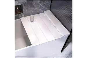 LXSEHN Badewannenabdeckung, 75X170X0.7CM Faltbar Badewanne Brett wasserdichte Staubdichtes Bathtub Tray, Isolierung PVC Badewannen Belastbar Dämmplatte für Hause, Badezimmer SPA Erfahrung