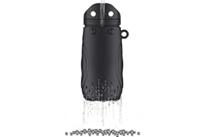 ATDDO 1200 Pezzi Palline Pulisci Bottiglie di Vetro, Sfere Pulizia Bottiglie Acciaio Inox con Custodia in Silicone, per Borraccia, Decanter per Vino