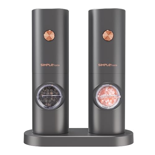 SIMPLETASTE Gewürzmühlen elektrisch, 2er-Set