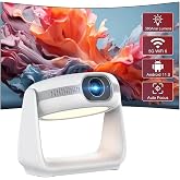 Coverzone Auto Focus High Lumen Full High Definition 3D Support LCD Android Wifi Bluetooth 4K Projector