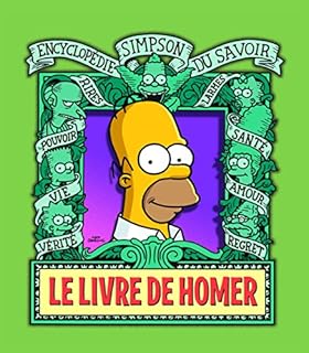 jaquette livre Le Livre de Homer. Encyclopédie Simpson du savoir