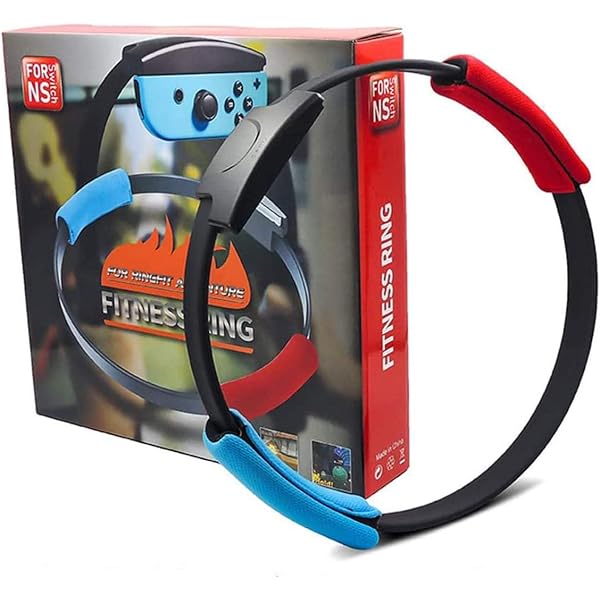 Careflection Ring-Con Grips and Leg Fixing Strap for Nintendo