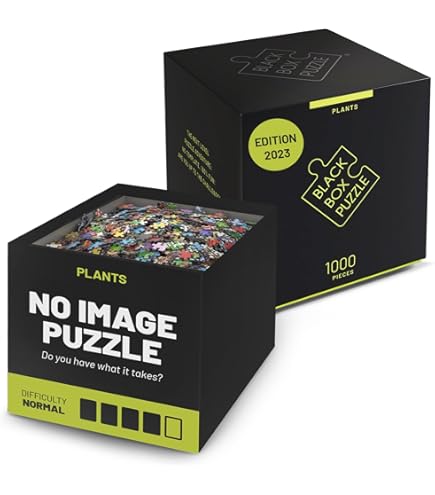Misu Black Box Puzzle 1000 Pieces, Blackbox Puzzle with Surprise