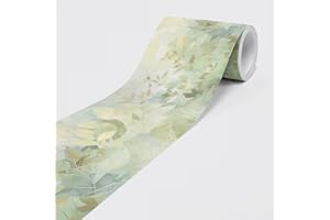 Dimex Selbstklebende Bordüre ZARTE BLÜTENBLÄTTER - Tapetenbordüre Wandbordüre - Dekorative Wandtatto für Wände, Möbel, Decken, Tapeten, Türen - auf 5 m x 0,15 m je Rolle