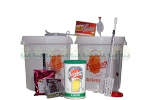 GENERICO KIT LUSSO FERMENTAZIONE COOPERS PER BIRRA 2 CONTENITORI CON TRAVASATORE + MALTO