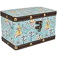 Chumbak Storage Boxes (Mint, Morning Dew Garden Stroll, Engineered Wood, Mint)