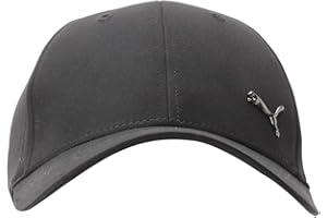 Puma Uniseks Metal Cat 21269 Czapka z Daszkiem, Czarny, M