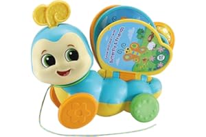 LeapFrog Pull-Along Butterfly Book, Educational Baby Walker with Phrases and Songs, Learning Baby Book, Pre School Learning Toys, Baby Push Along Walker, Baby Musical Toy, Ages 12 Months +