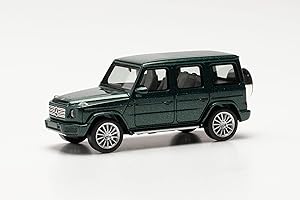 Herpa Modelo de Coche Mercedes-Benz Clase-G con Llantas AMG, Fiel a su Escala Original de 1:87, Modelo de Coche para dioramas, modelismo, Pieza de colección, decoración, Miniatura de plástico