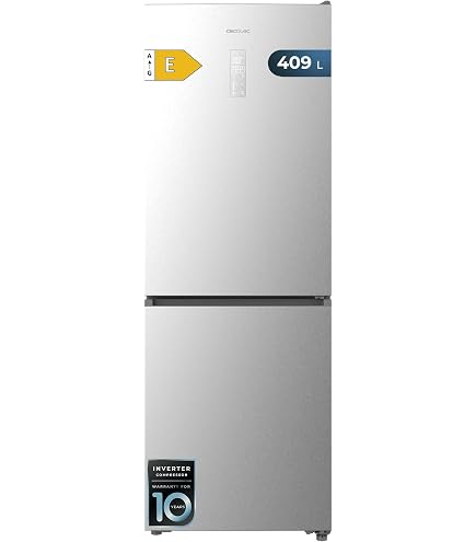 Réfrigérateur Américain Cecotec Bolero CoolMarket 395L - Porte Française, Inox, No Frost, Compresseur Inverter, Classe E - 9